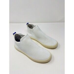 Rothys Womens Boots Bright White Chelsea Pull On Ankle Bootie Casual US 6.5
